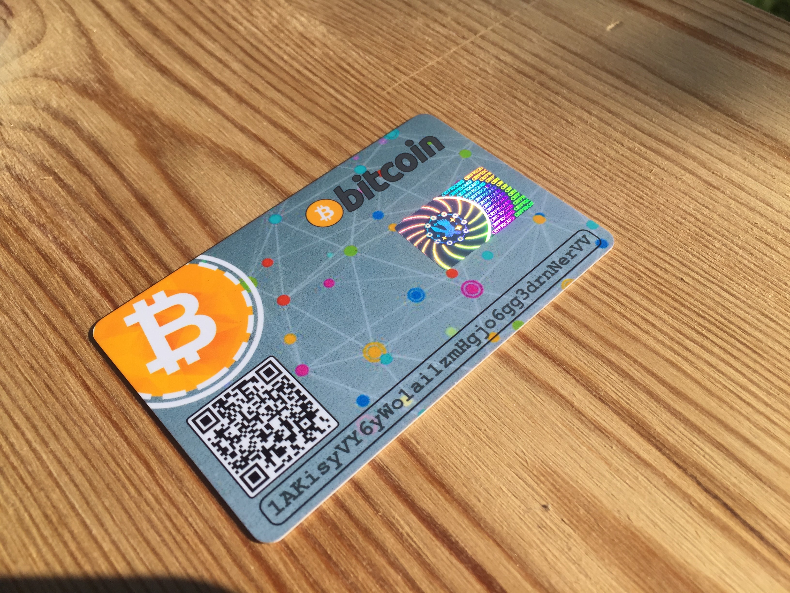 Bitcoin Cryptocard