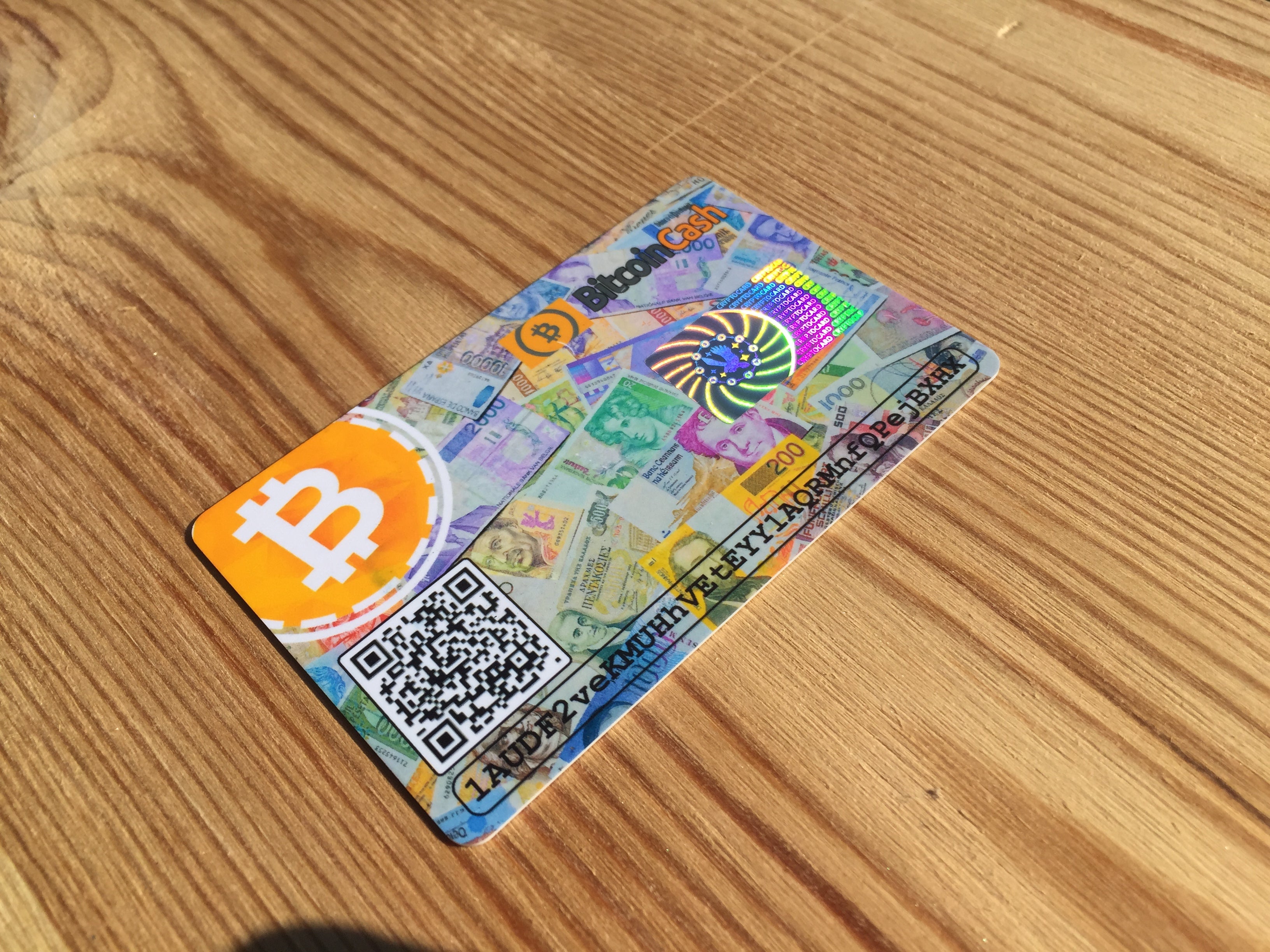 Bitcoin Cash Cryptocard