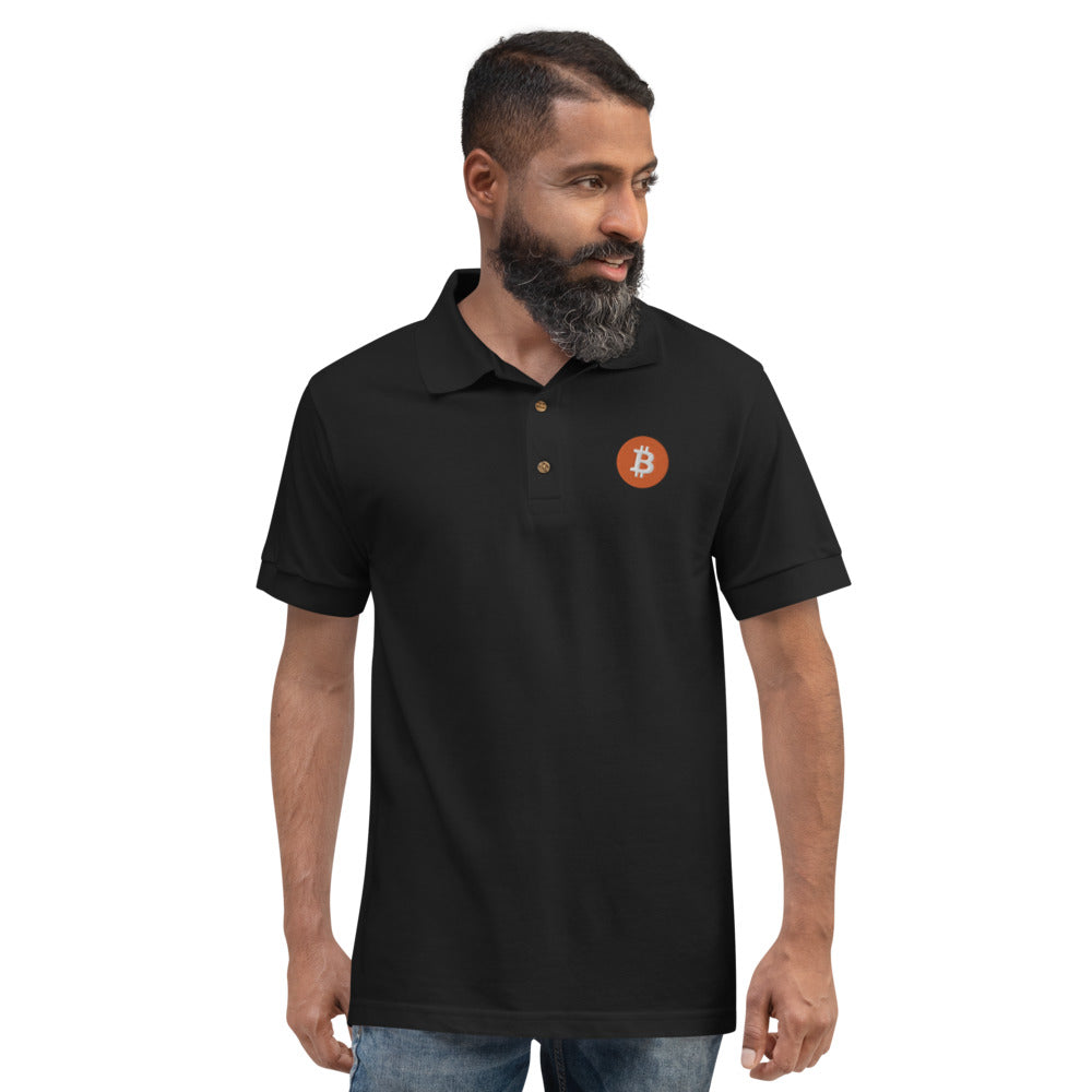 Bitcoin Logo Polo Shirt