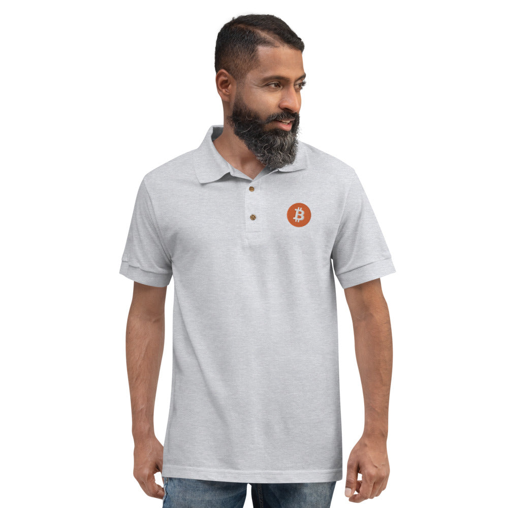 Bitcoin Logo Polo Shirt