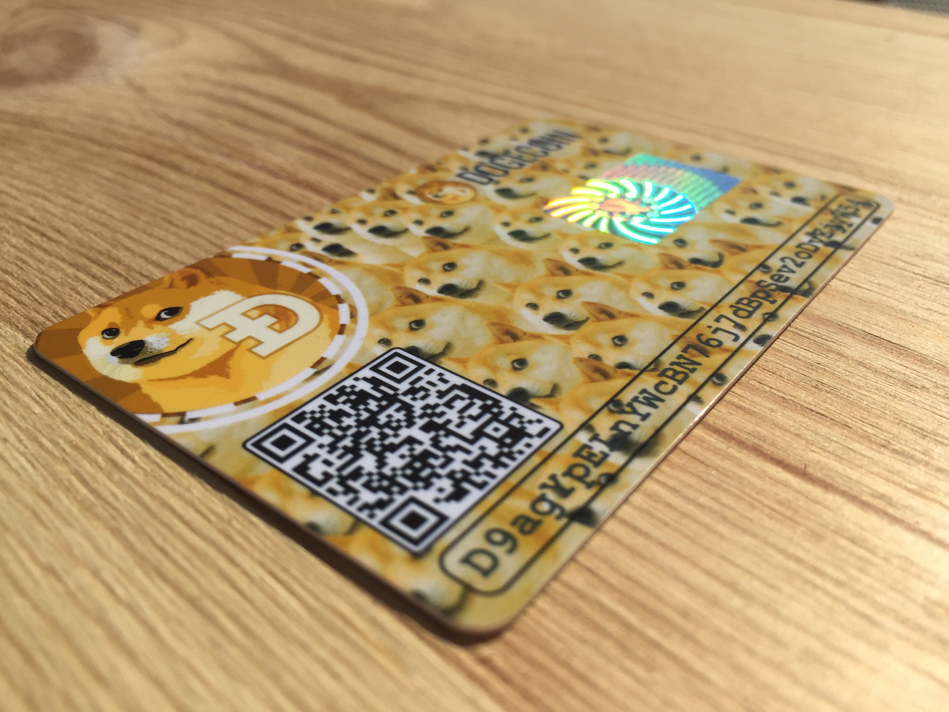 Dogecoin Cryptocard