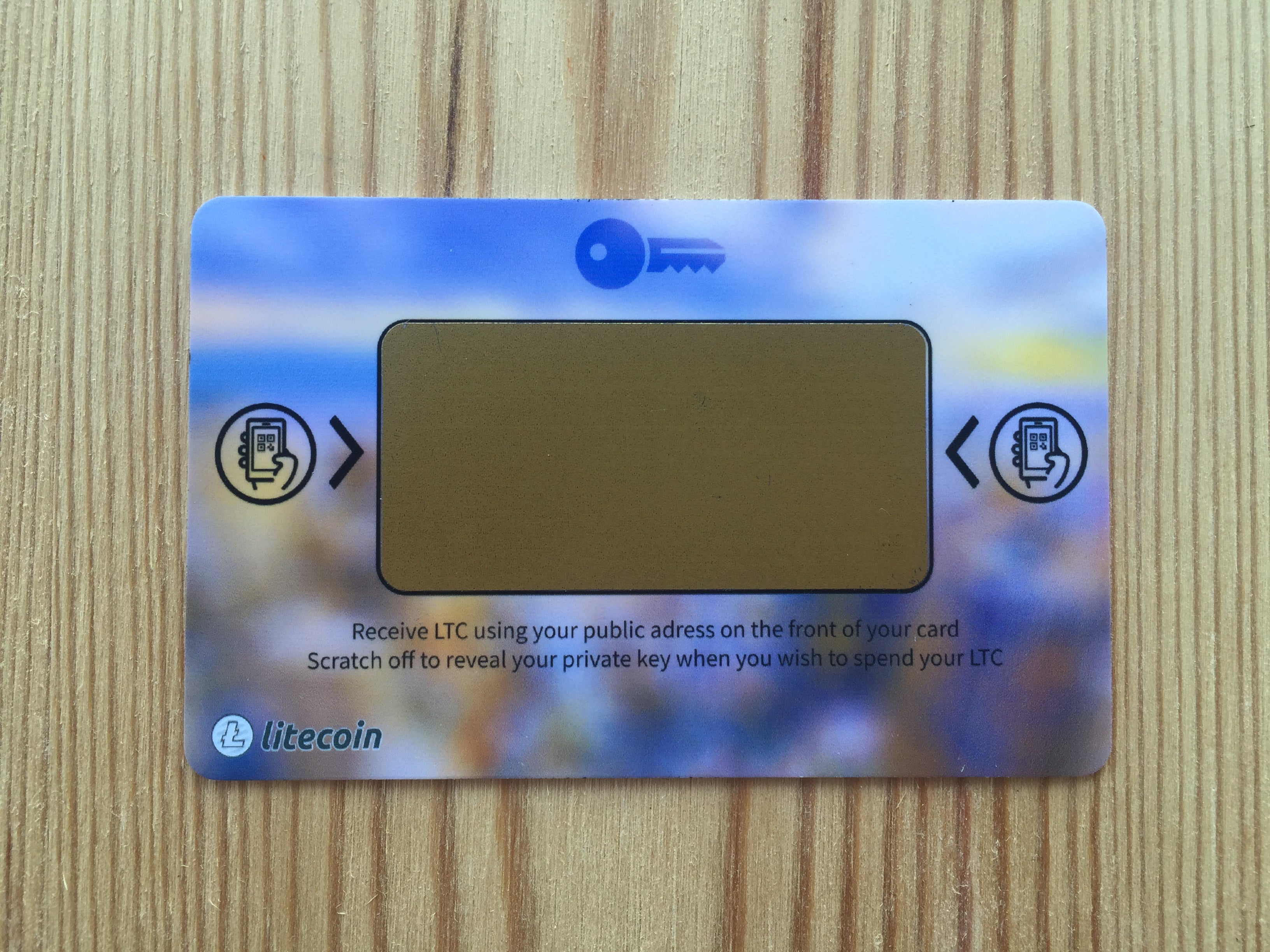 Litecoin Cryptocard