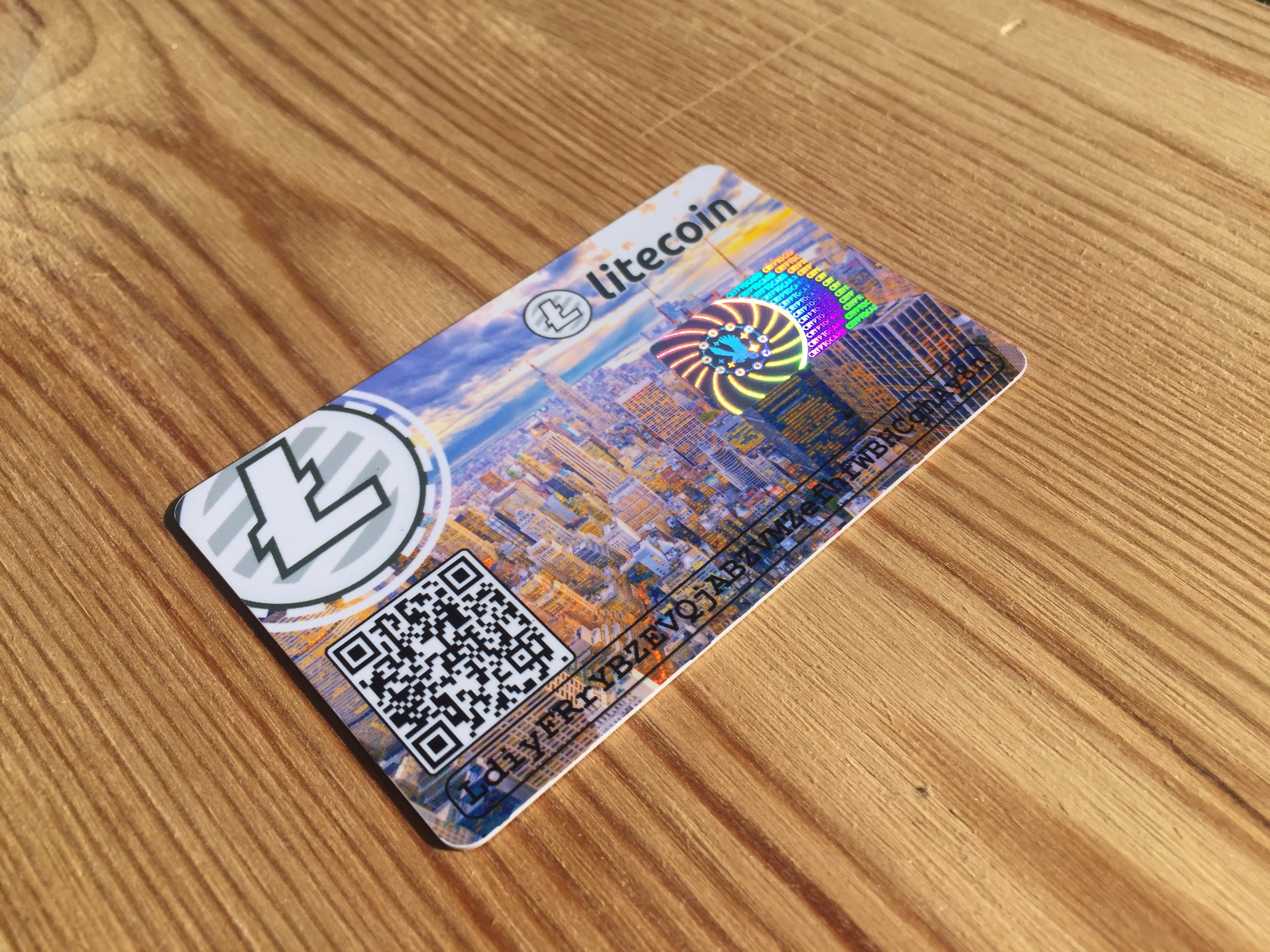 Litecoin Cryptocard