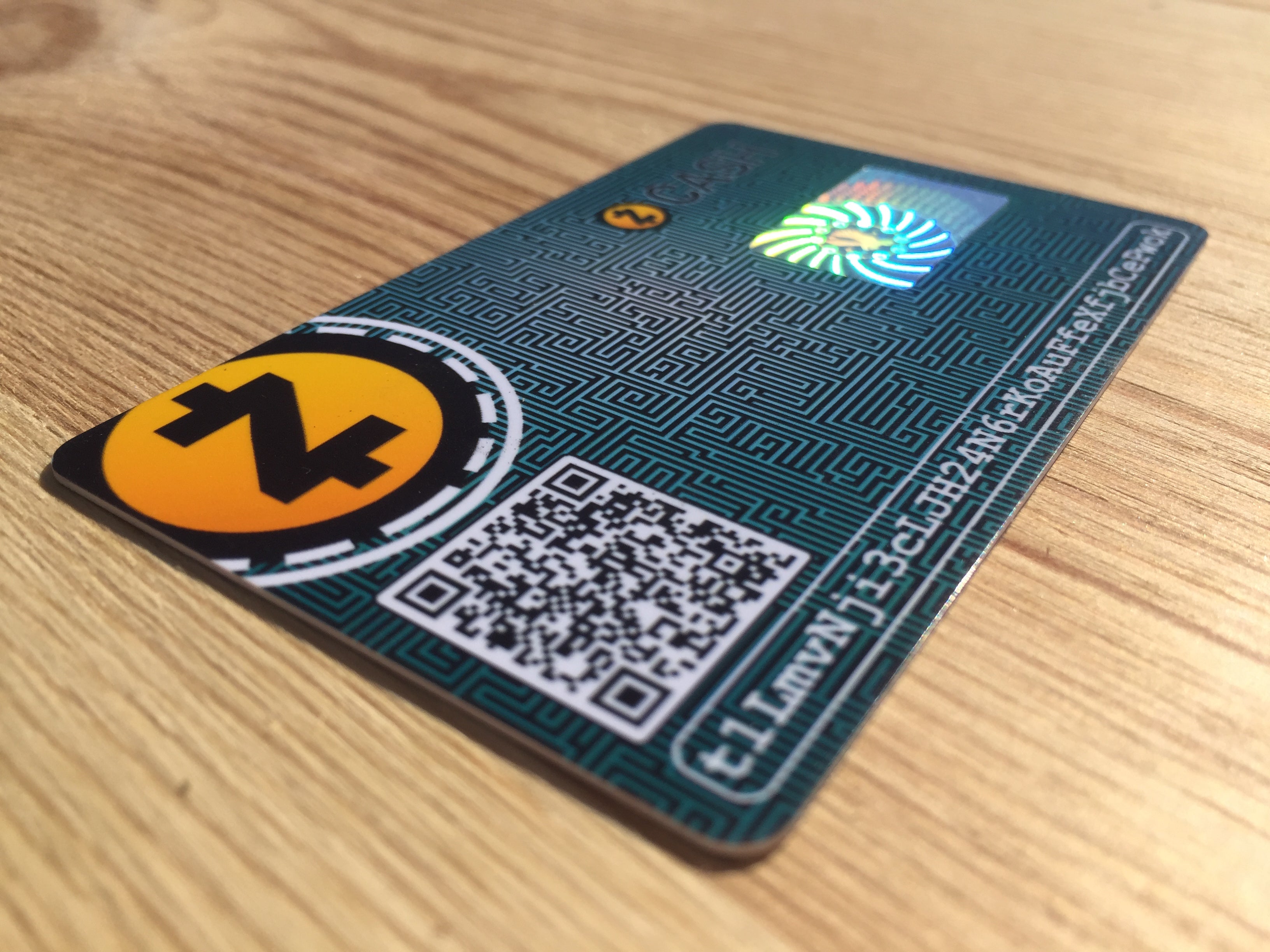 Zcash Cryptocard